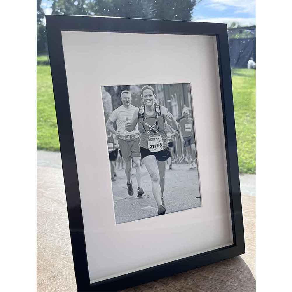 Marathon Finishers Personalised Photo in 3D Printed Art effect