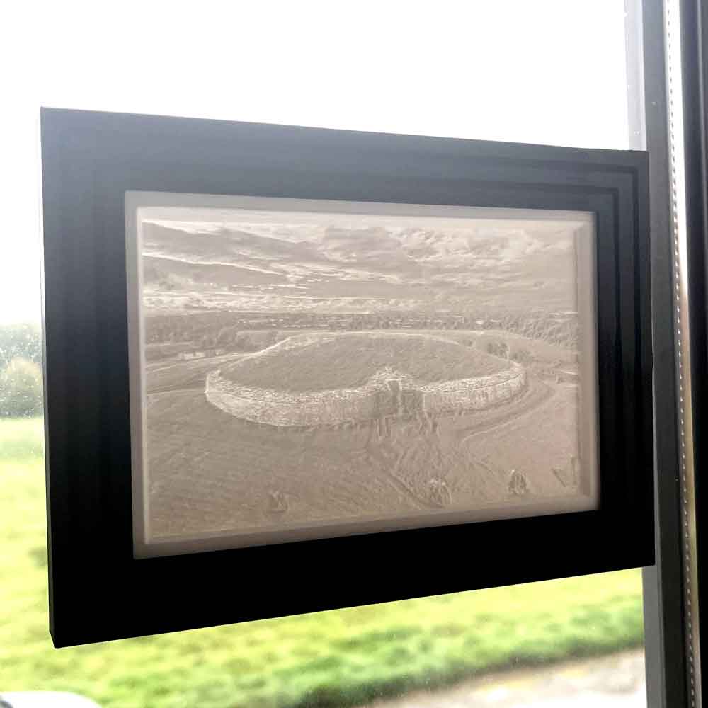Window Personalised Photo Gift, Memories Back Lit By Daylight