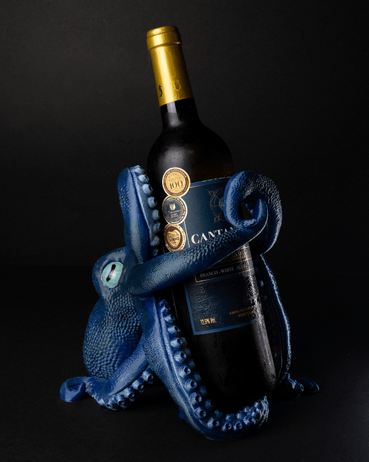 Octopus Wine Bottle Holder, 3D Printed