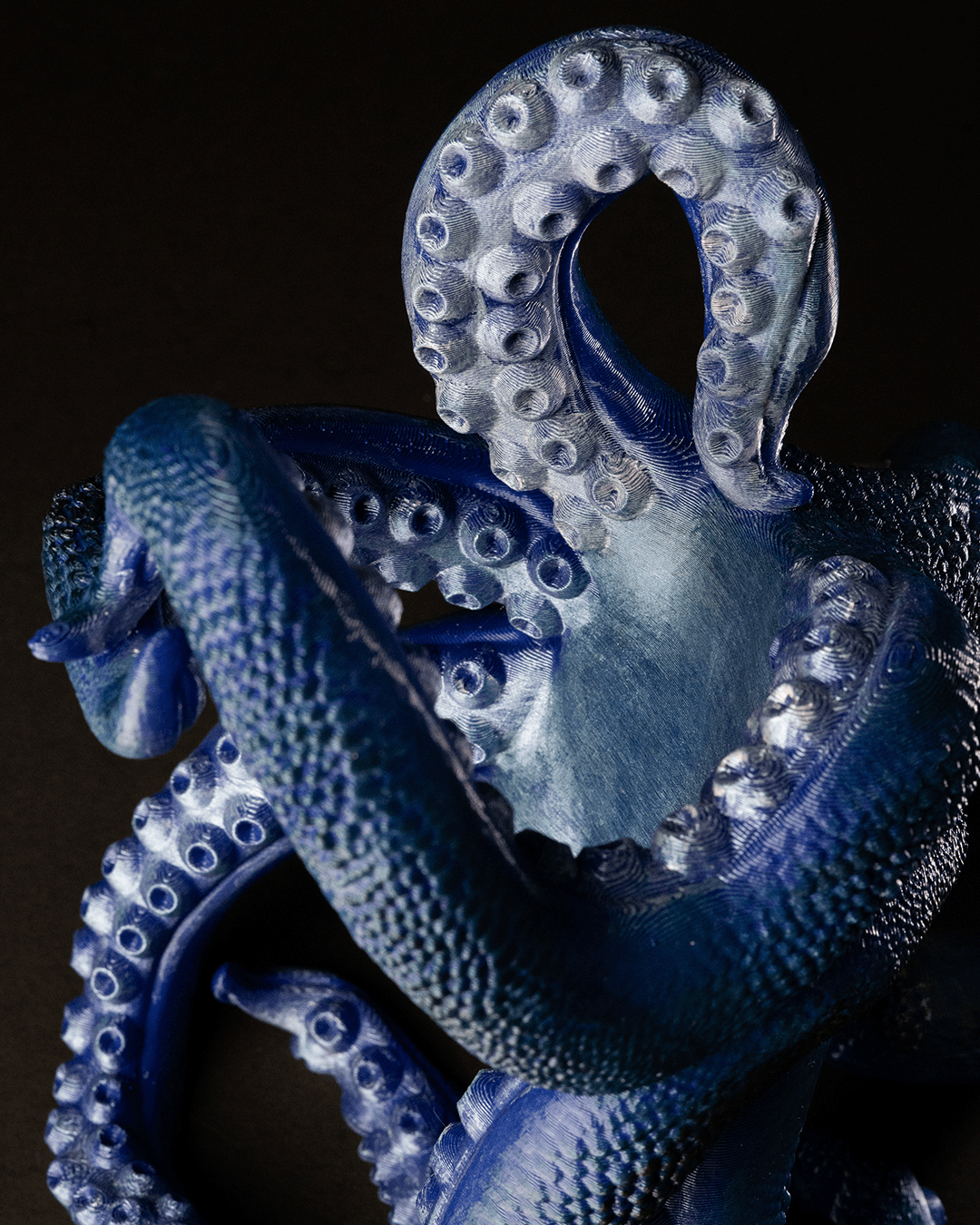 Octopus Wine Bottle Holder, 3D Printed