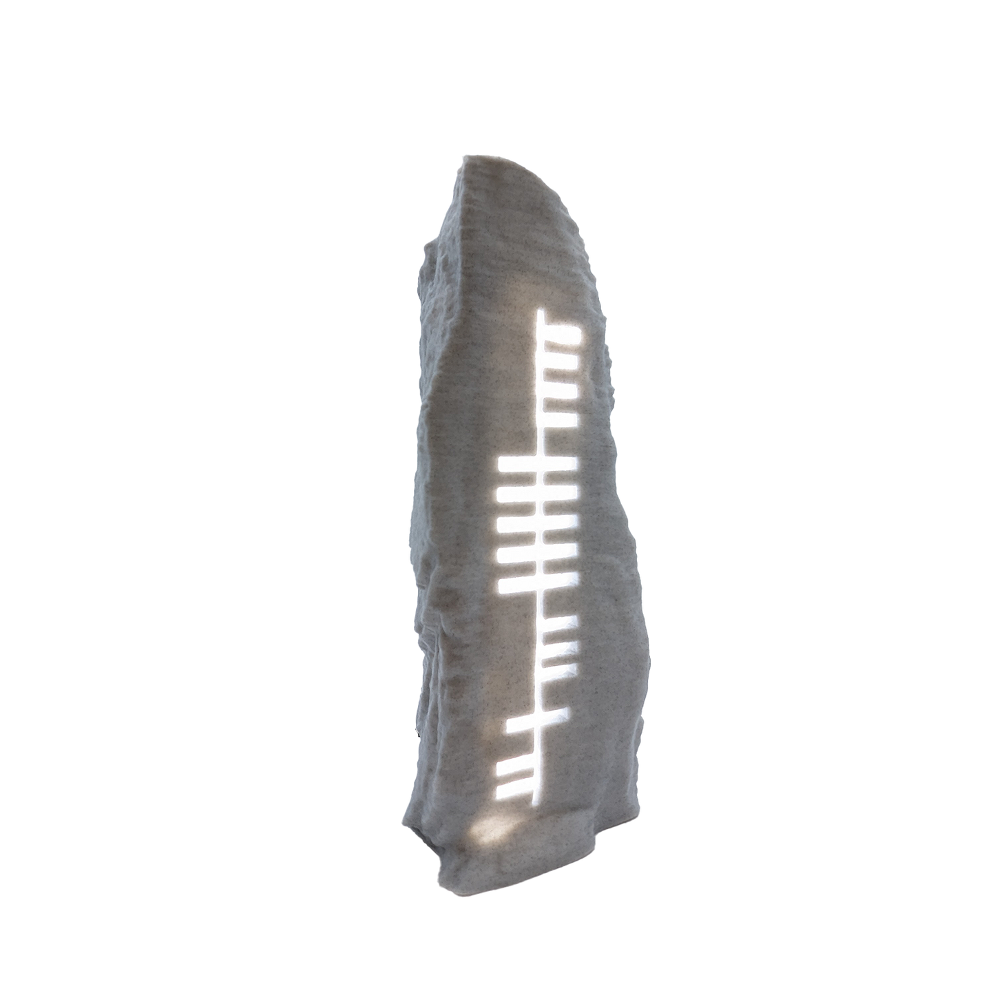 Ogham Stone Personalised Gift, Illuminated LED Light