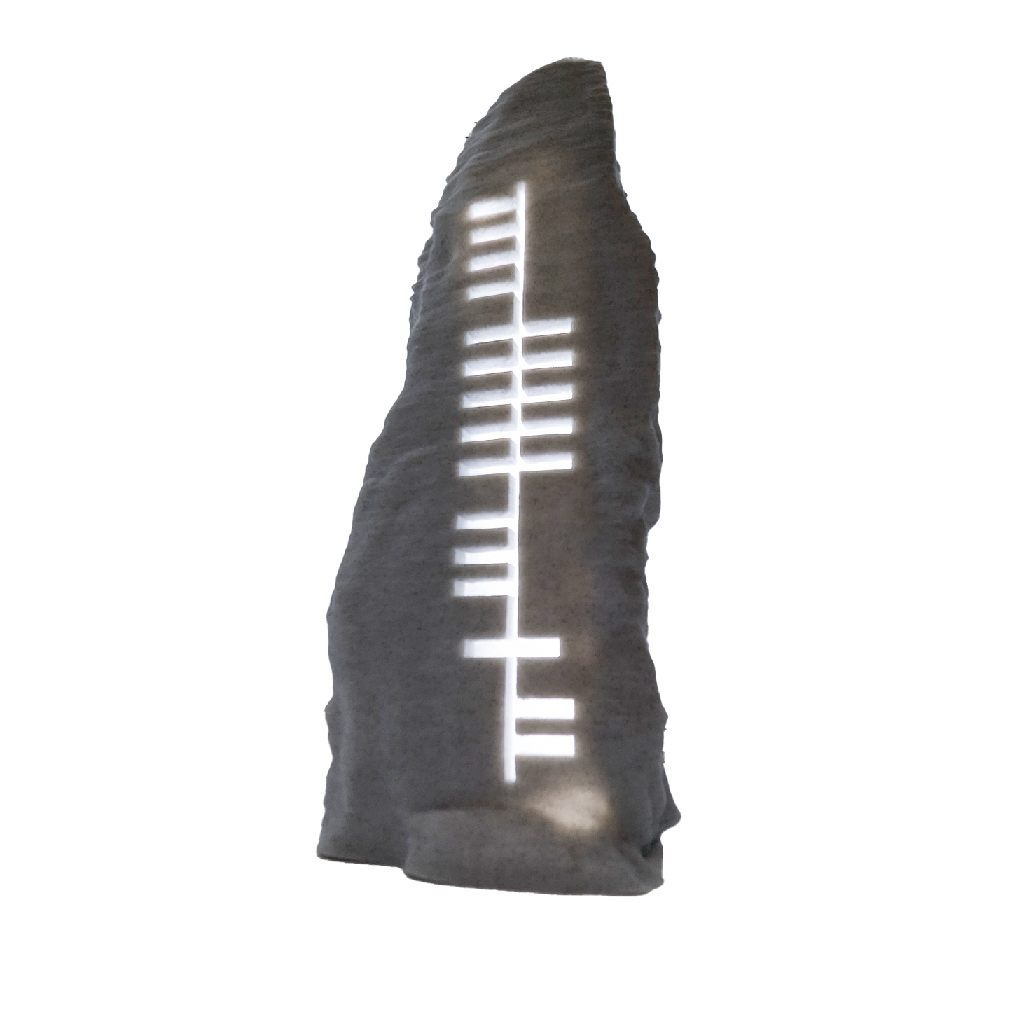 Ogham Stone Personalised Gift, Illuminated LED Light