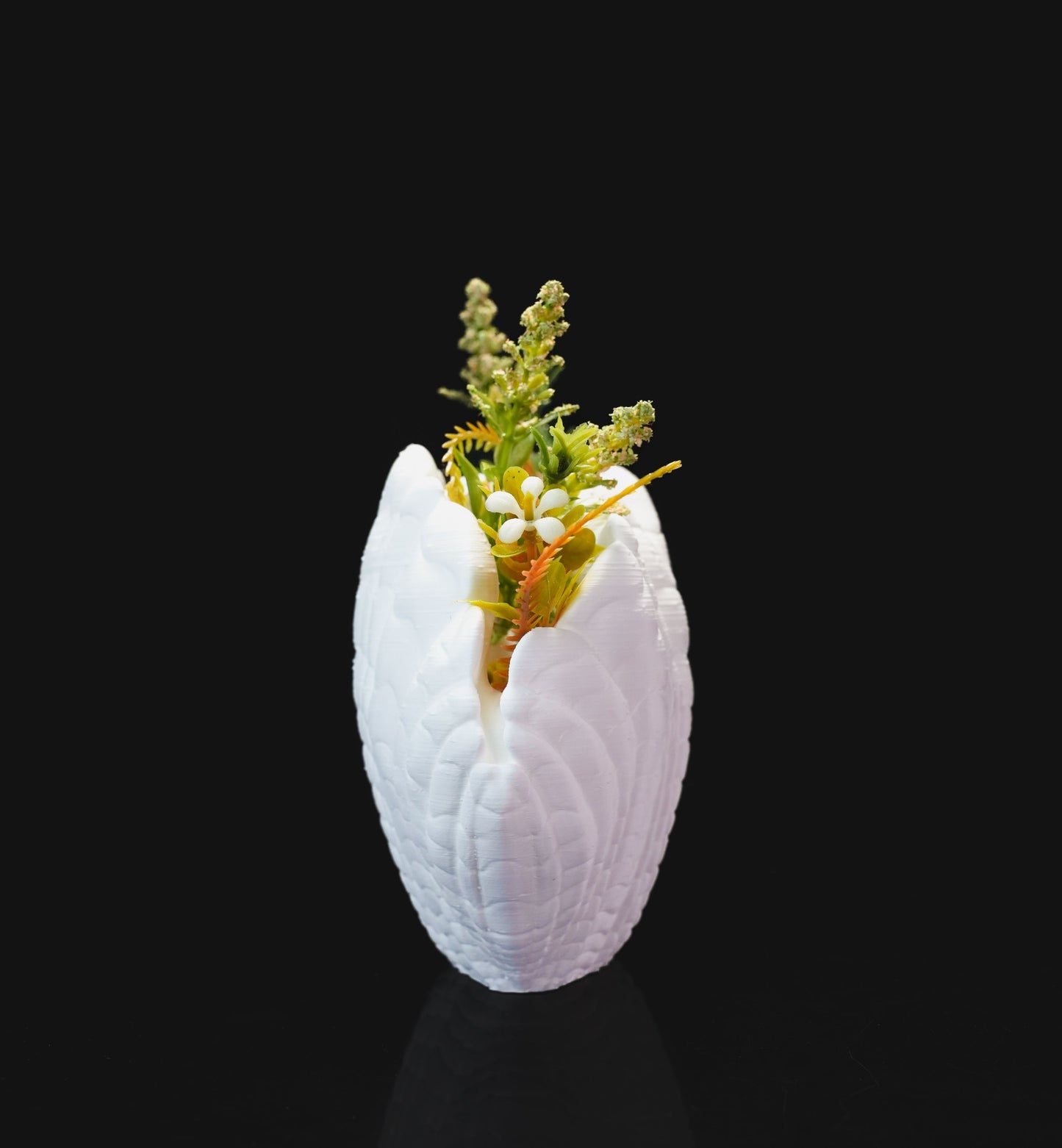Sea Shell Vase for Flowers, 3D Printed Vase