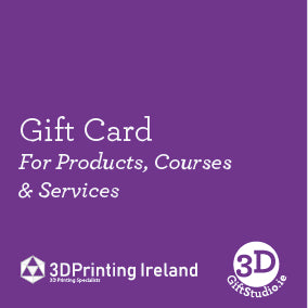 3DGiftStudio & 3DPrintingIreland Gift Card - Perfect for 3D Printing Enthusiasts