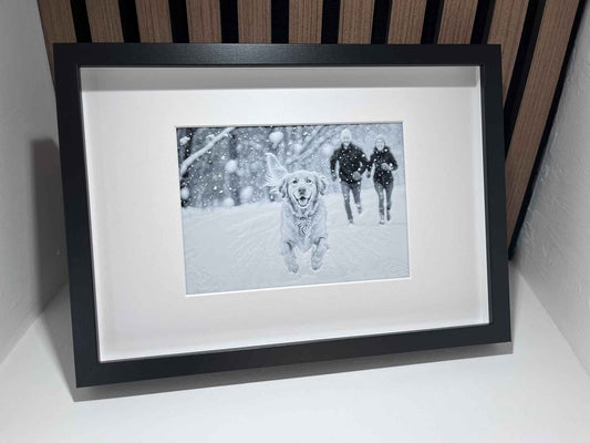 Personalised 3D Photo Art, Framed Photo in 3D Raised Texture Style