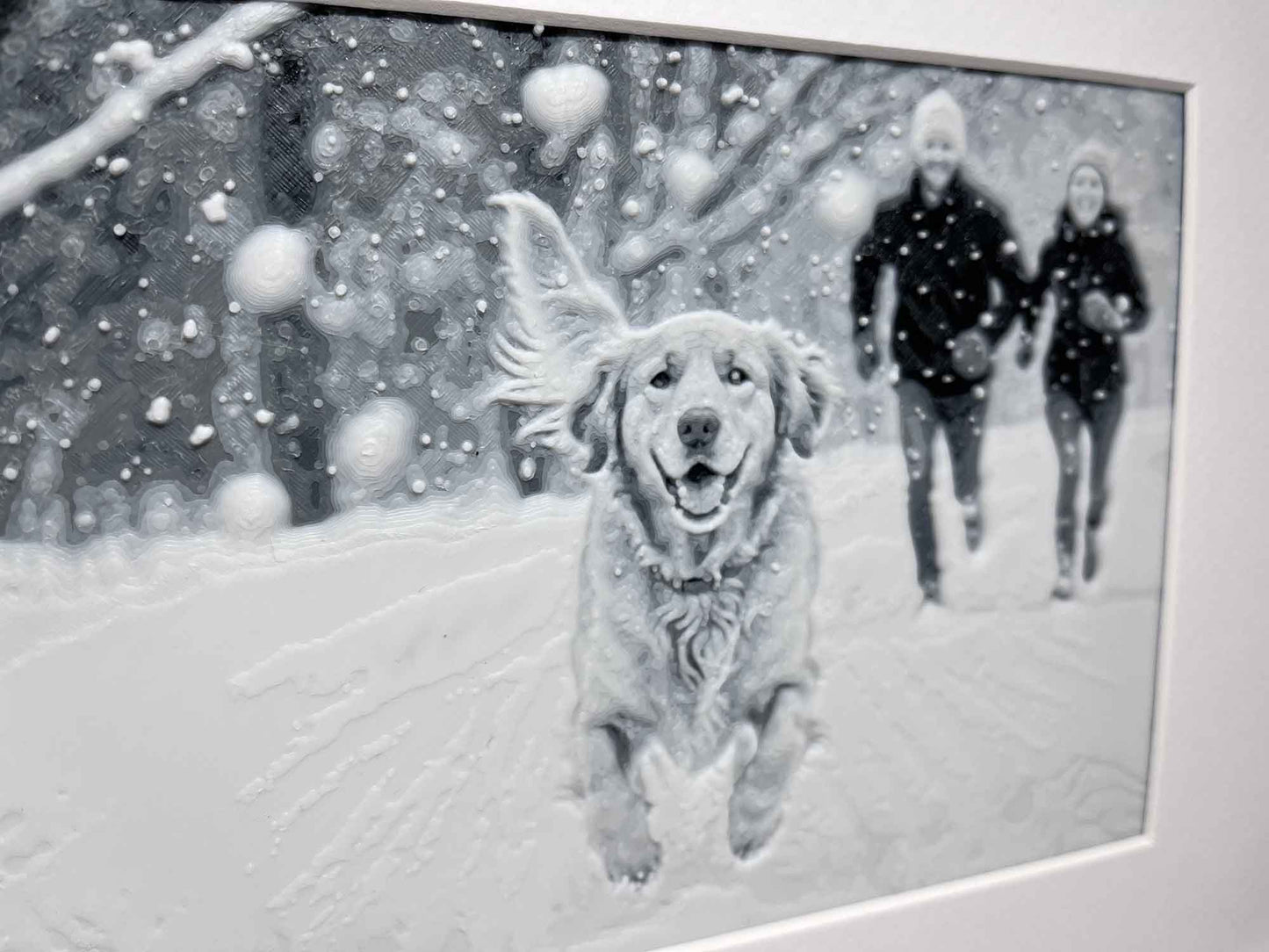 Personalised 3D Photo Art, Framed Photo in 3D Raised Texture Style