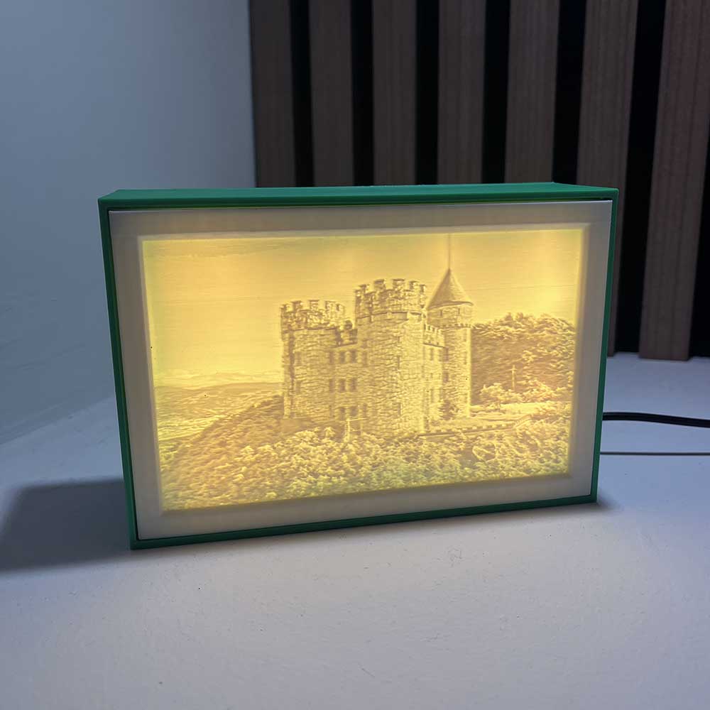 Personalised Photo Lightboxes , Back Lit Memories With LED Lighting Small